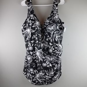 Swimsuits for All 28 Floral One Piece Swimsuit